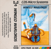 Winged Warlords ZX Spectrum US box art
